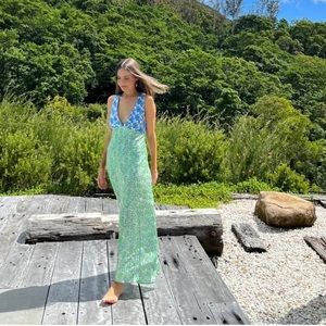 VRG GRL postcards from Italy dress NWT